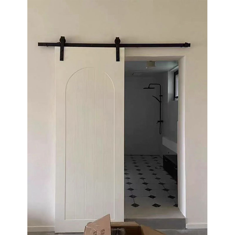 Interior Design White And Wood - Puertas corredizas de granero imprimadas blancas,
