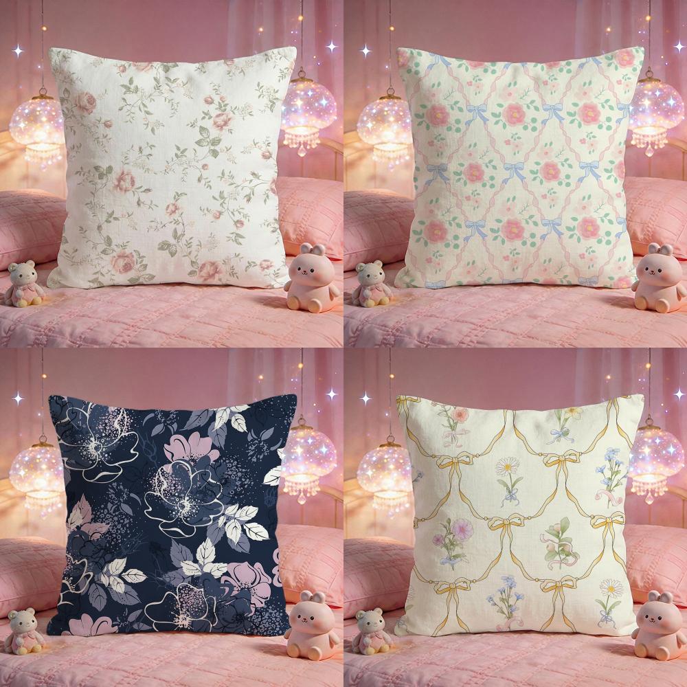 Interior Design Illustration - Funda de cojín con ilustración artística