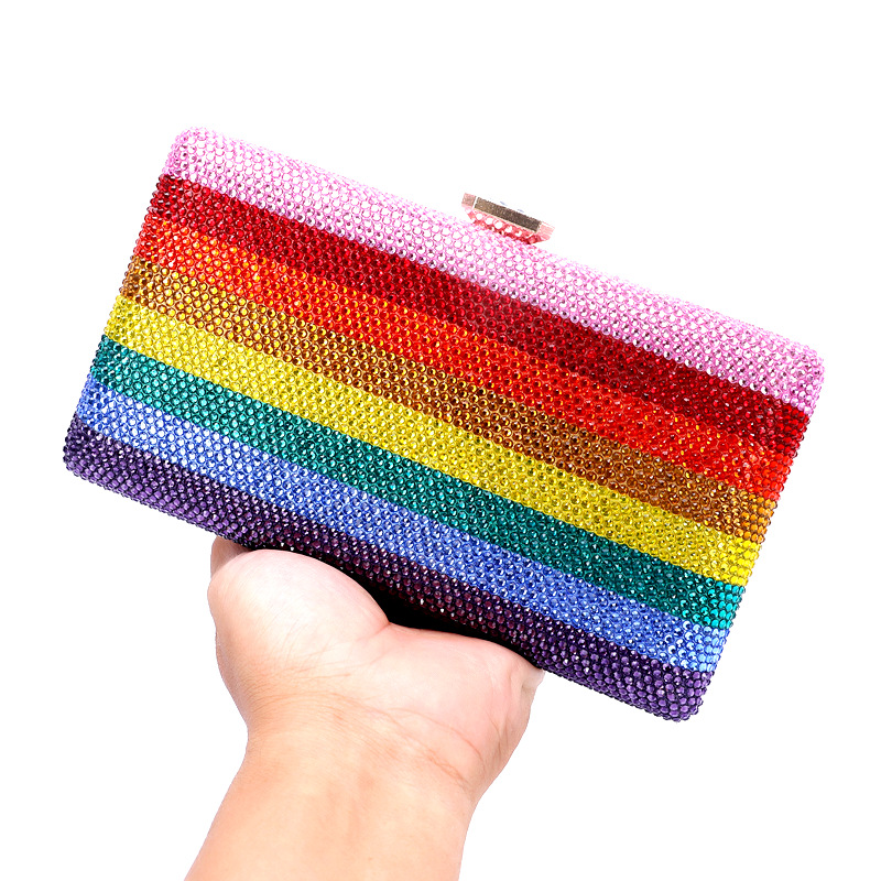 Interior Design With Ai - Bolso de mano de arcoíris para