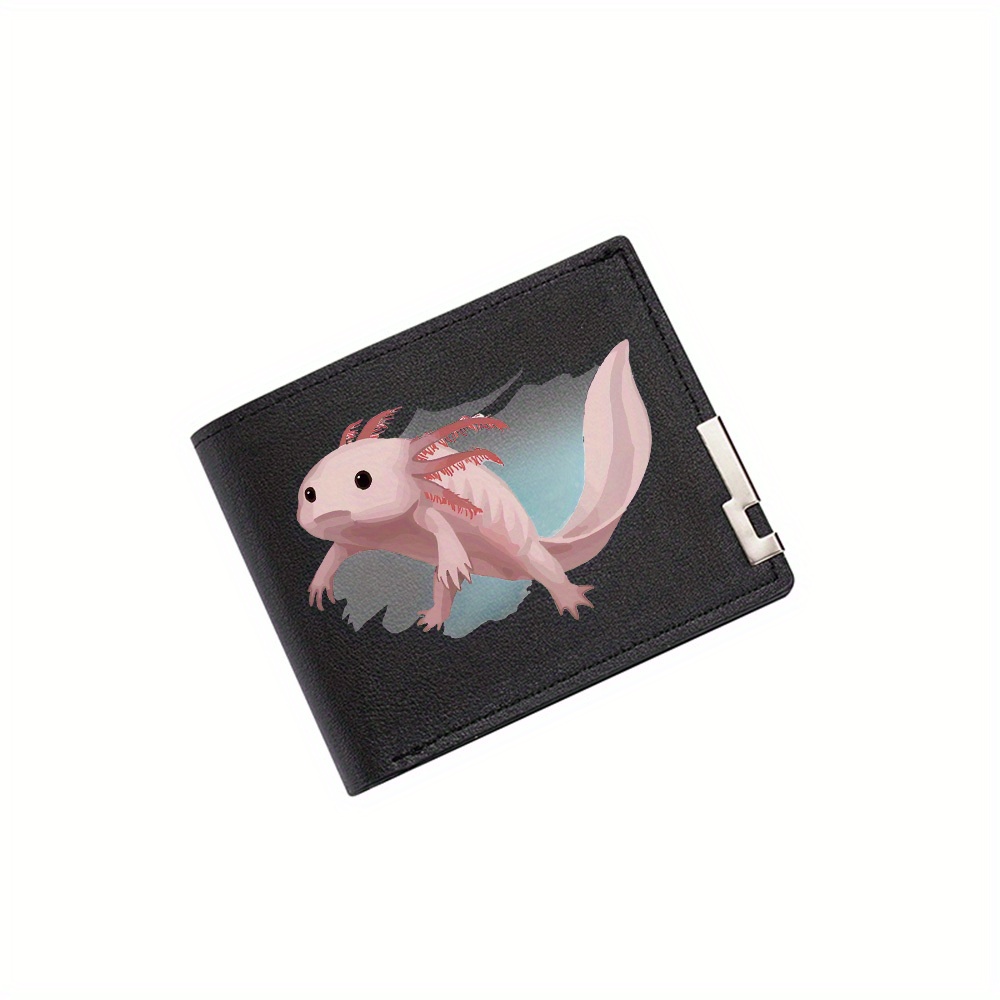 Interior Design Illustration - Rosa axolotl anfibio ilustración agua cartera