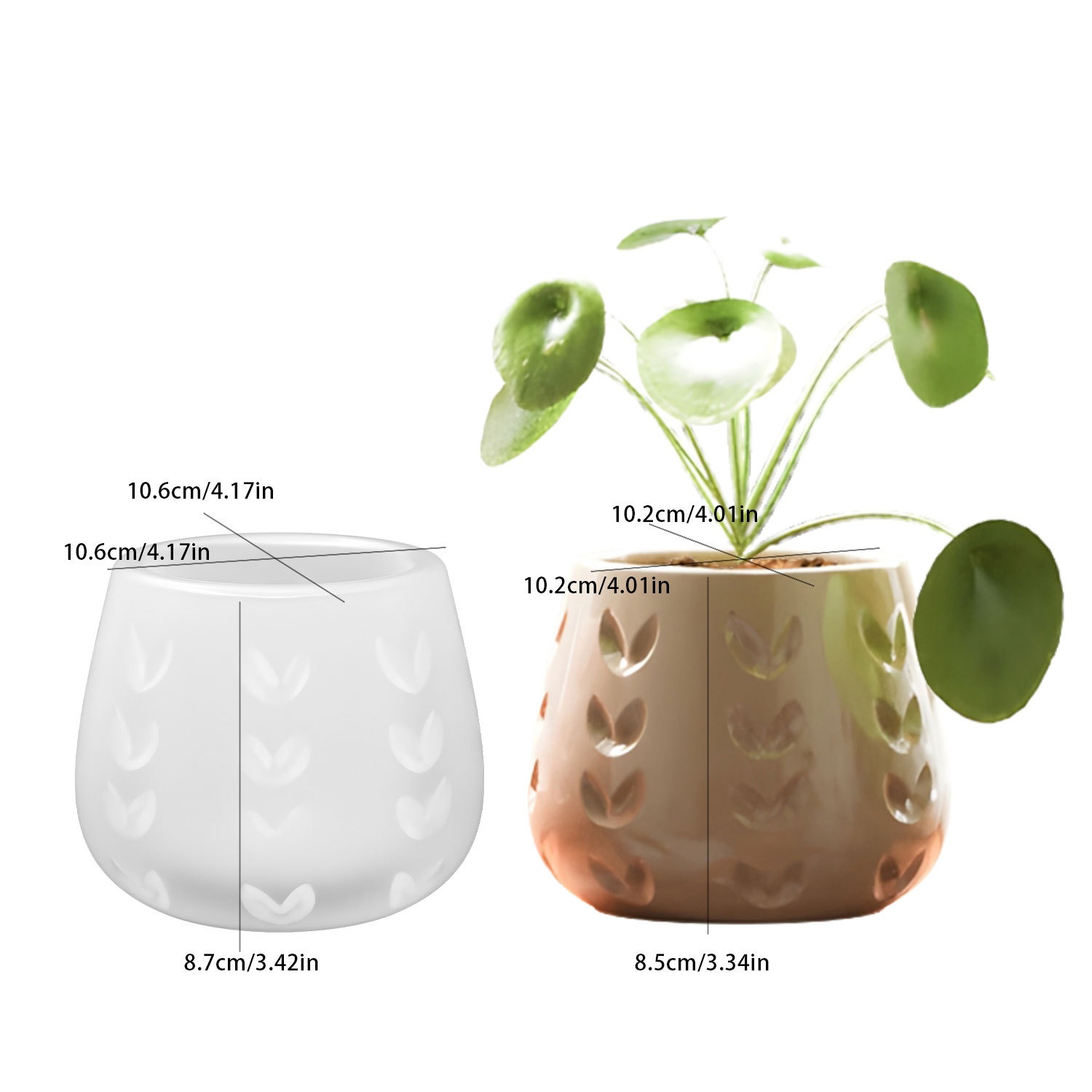 Ceramic Candle Vessel - Molde de silicona DIY para resina