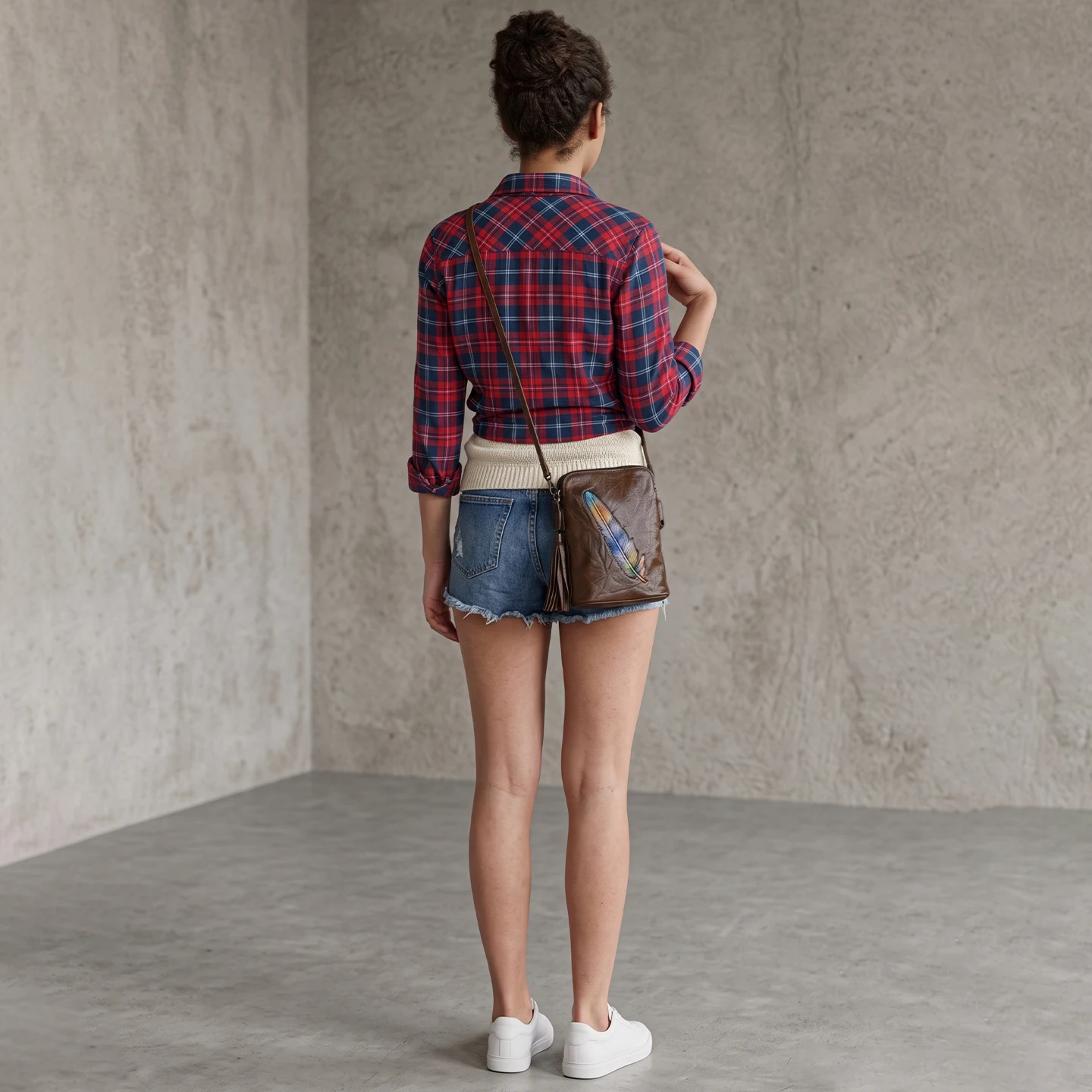 Interior Design Minimalist - Mini bolso de hombro tipo bandolera