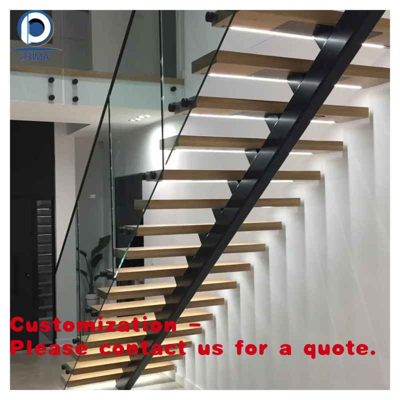 Interior Design Minimalist - Escalera de una sola viga personalizada