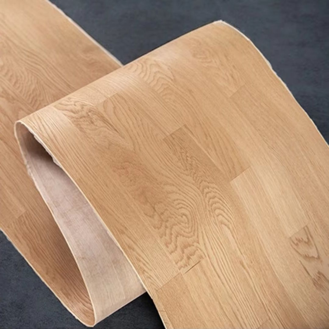 Interior Design White And Wood - Chapa de madera de roble blanco