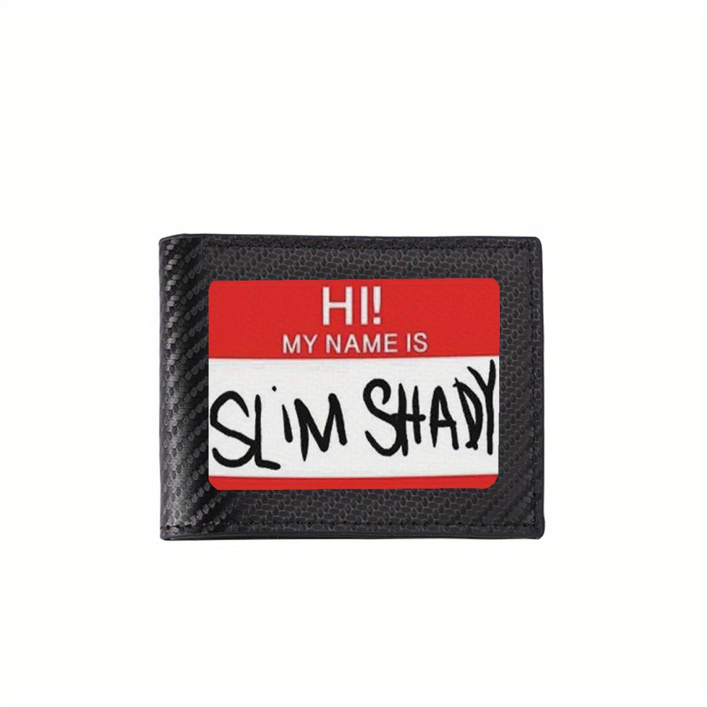 Interior Design Name - Etiqueta roja Hola nombre Slim Shady