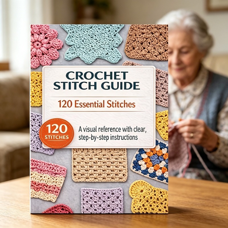 Interior Design Book - Guía Completa de Puntos de Crochet