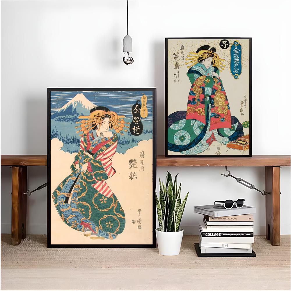 Póster de geisha japonesa Retr - Interior Design Minimalist reseña y precio
