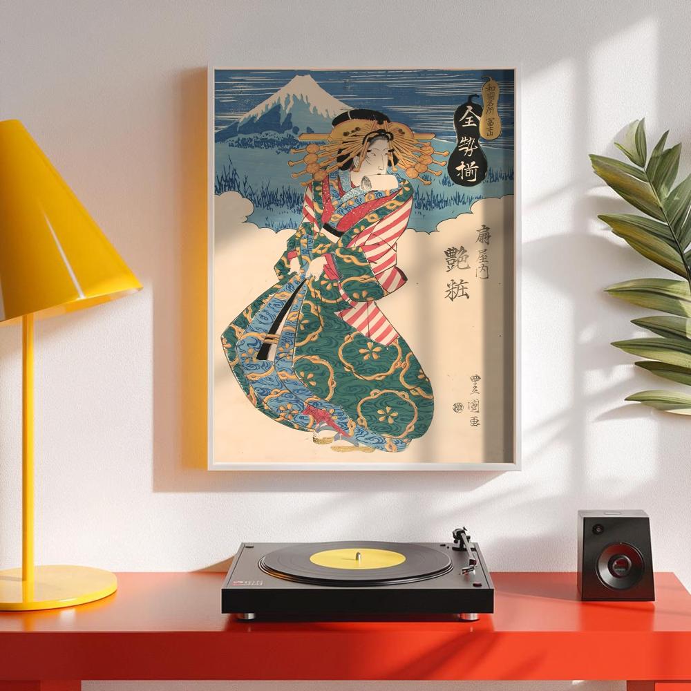 Póster de geisha japonesa Retr - Interior Design Minimalist reseña y precio