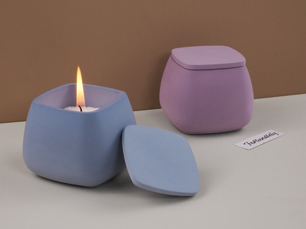 1 Juego de caja de almacenamie - Ceramic Candle Vessel reseña y precio