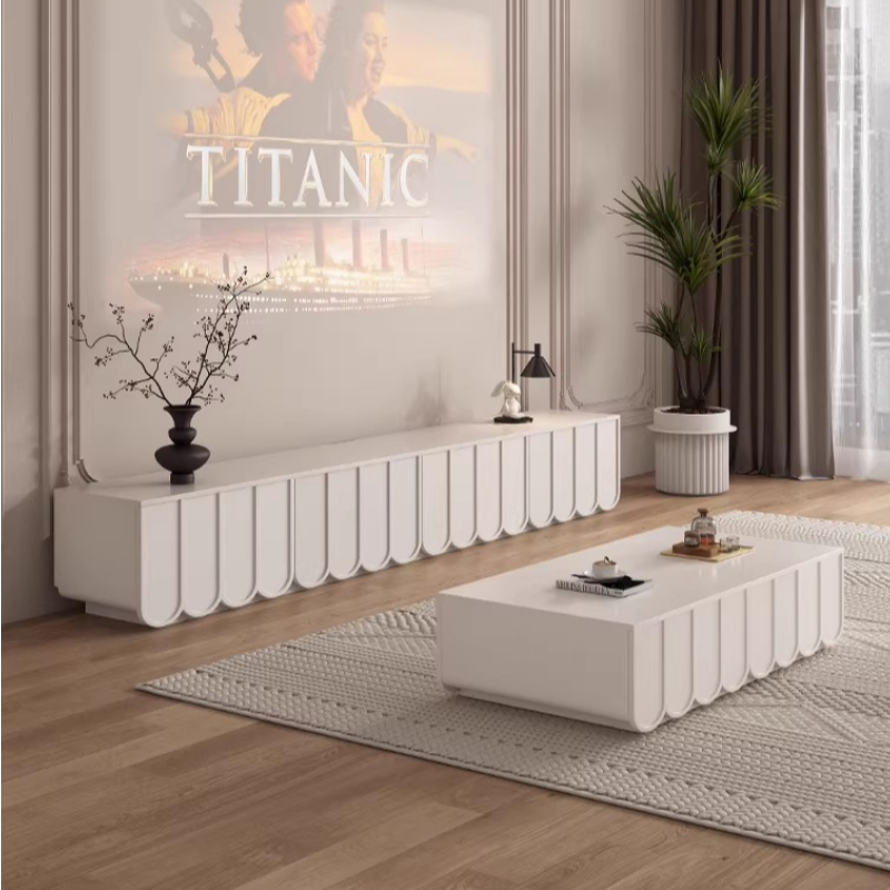 Mueble de TV Moderno de Diseño - Interior Design White And Wood reseña y precio