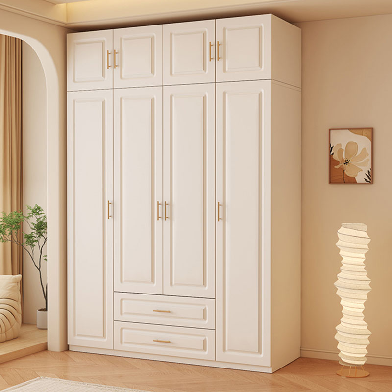 Armario blanco crema con acent - Interior Design White And Wood reseña y precio