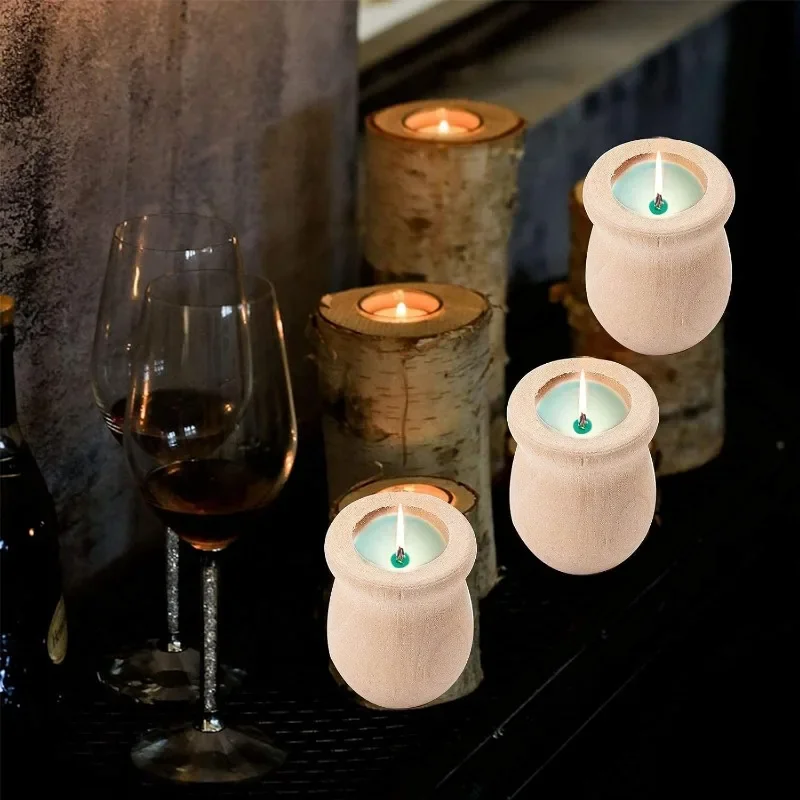 Jarrón de madera en blanco sin - Ceramic Candle Vessel reseña y precio
