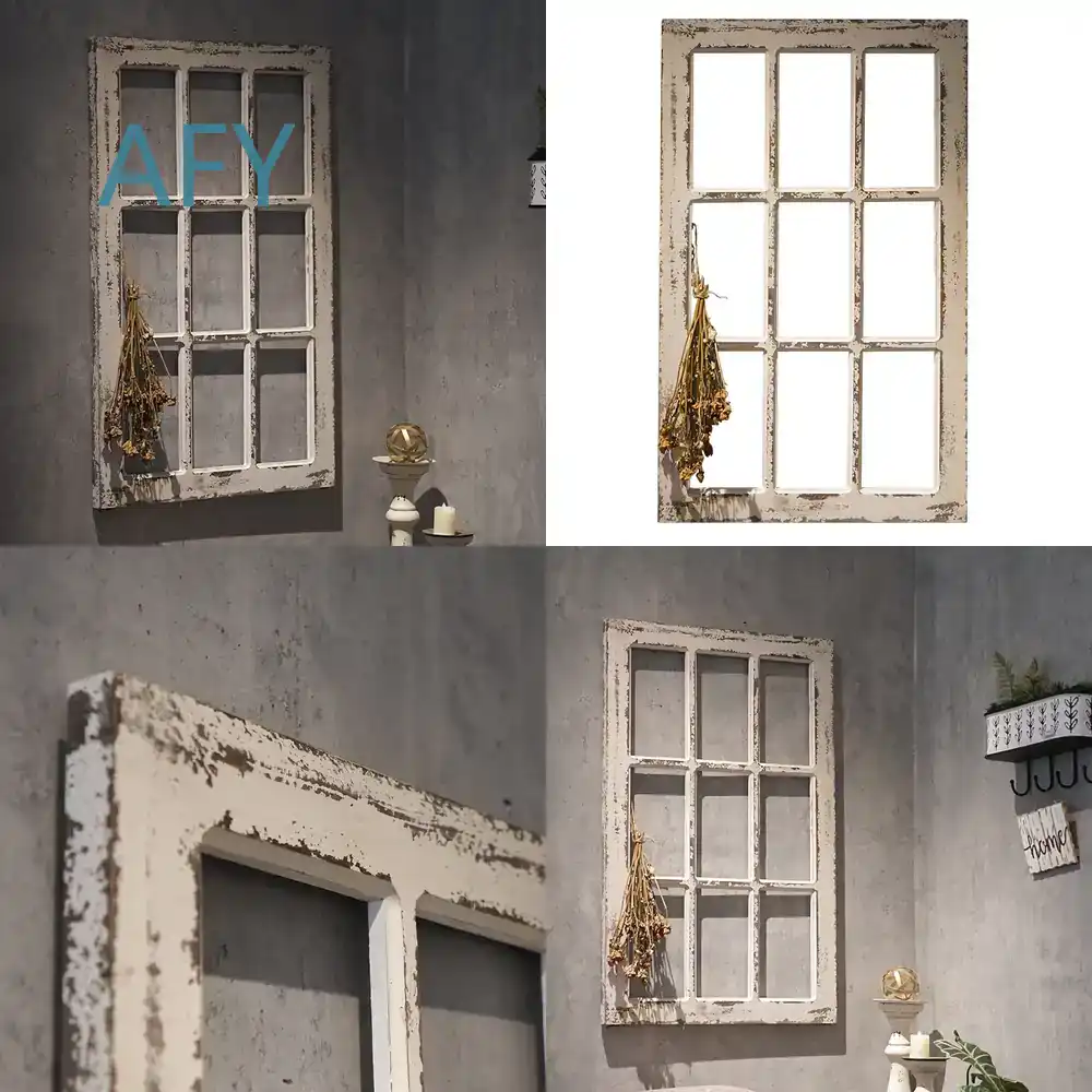 Marcos de Ventana Decorativos  - Interior Design White And Wood reseña y precio