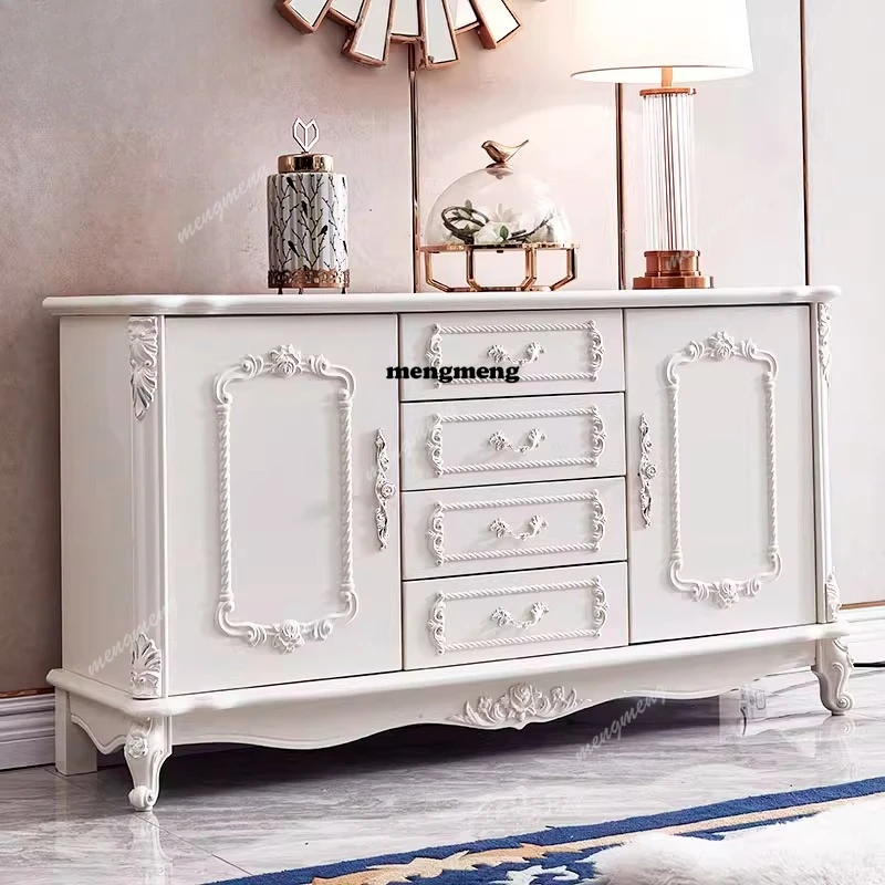 Mueble de salón blanco nórdico - Interior Design White And Wood reseña y precio