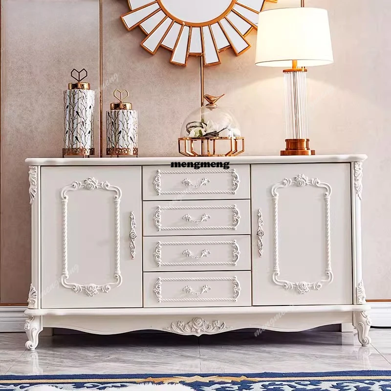 Mueble de salón blanco nórdico - Interior Design White And Wood reseña y precio