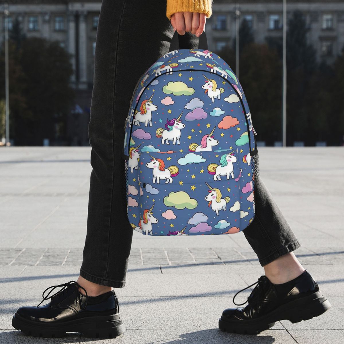 Mochila con diseño de unicorni - Interior Design Illustration reseña y precio
