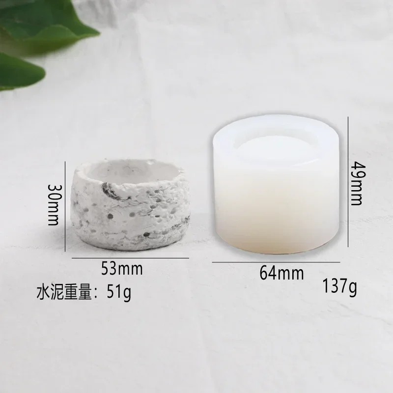 2 moldes de silicona redondos  - Ceramic Candle Vessel reseña y precio