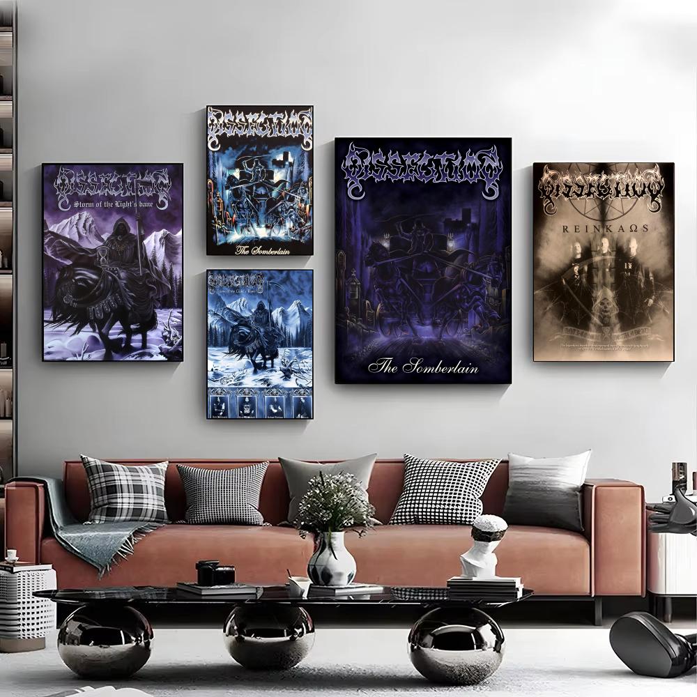 Póster de Death Metal D-Dissec - Interior Design Minimalist reseña y precio