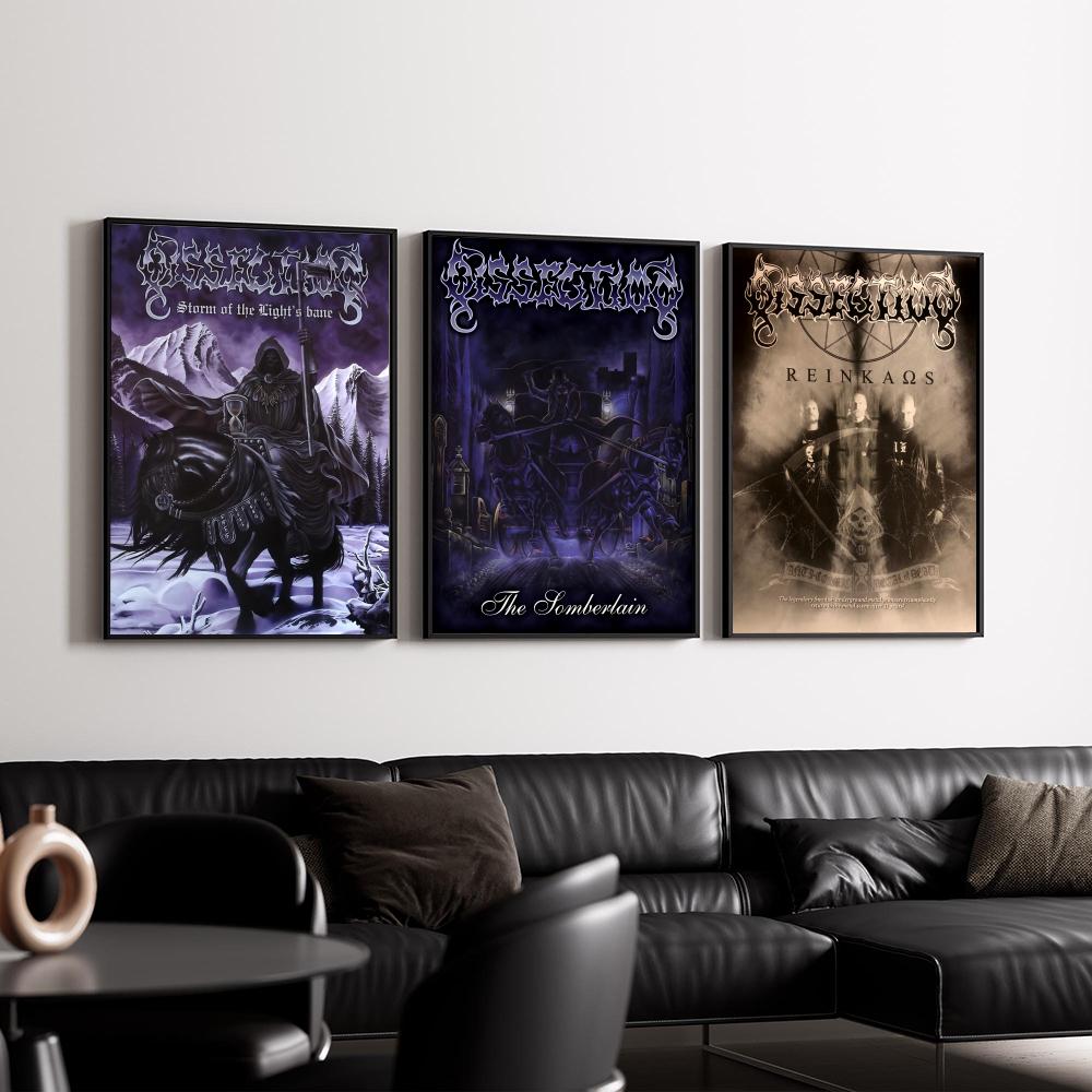 Póster de Death Metal D-Dissec - Interior Design Minimalist reseña y precio