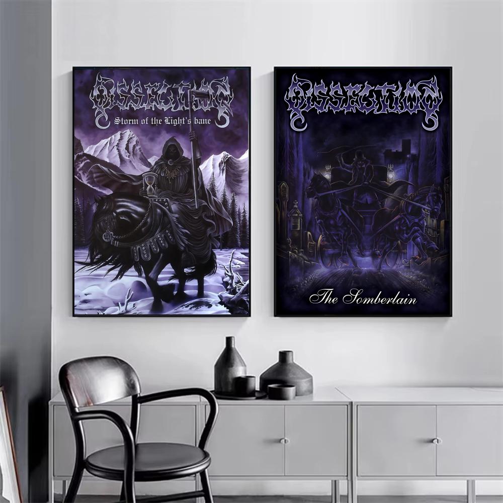 Póster de Death Metal D-Dissec - Interior Design Minimalist reseña y precio