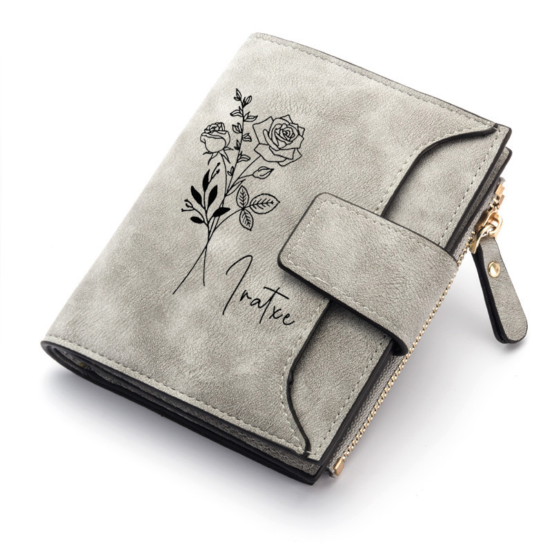 Cartera de cuero con nombre pe - Interior Design Name reseña y precio