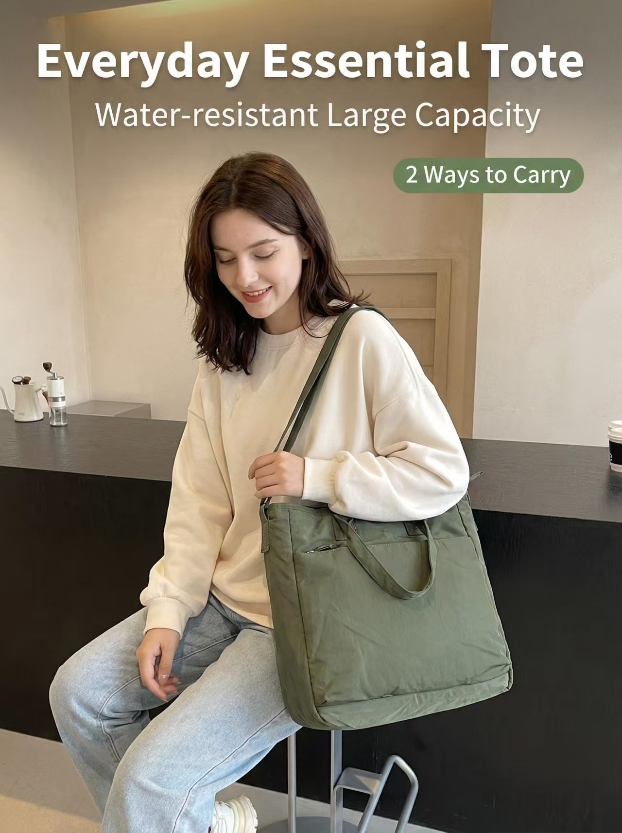 Bolso Tote de Nailon Simple pe - Interior Design Book reseña y precio