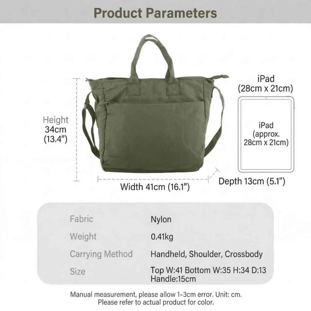 Bolso Tote de Nailon Simple pe - Interior Design Book reseña y precio