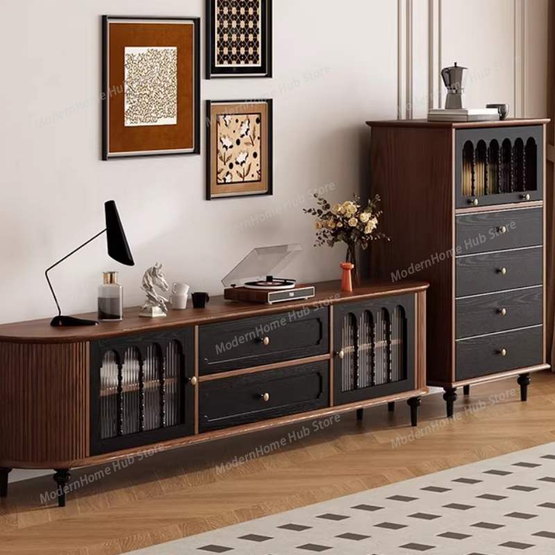 Mueble de TV Modular con Diseñ - Interior Design White And Wood reseña y precio