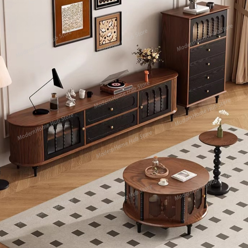 Mueble de TV Modular con Diseñ - Interior Design White And Wood reseña y precio