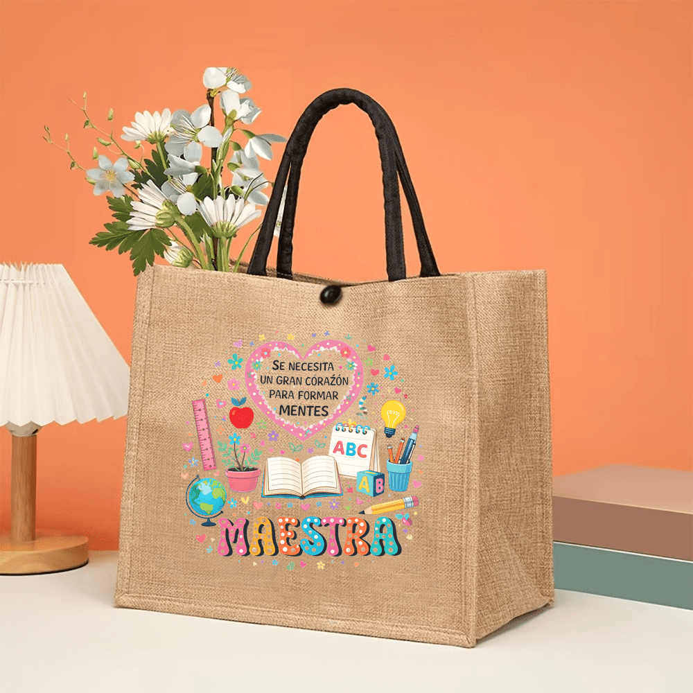 Bolsa de Mano de Lino Estampad - Interior Design Book reseña y precio