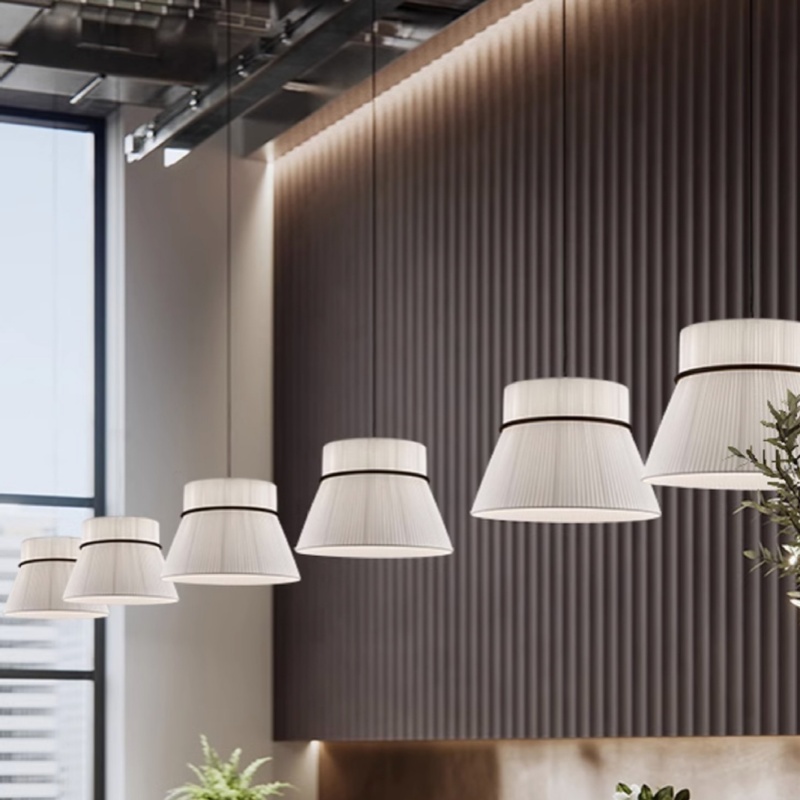 Lámpara Colgante LED de Tela M - Interior Design Minimalist reseña y precio
