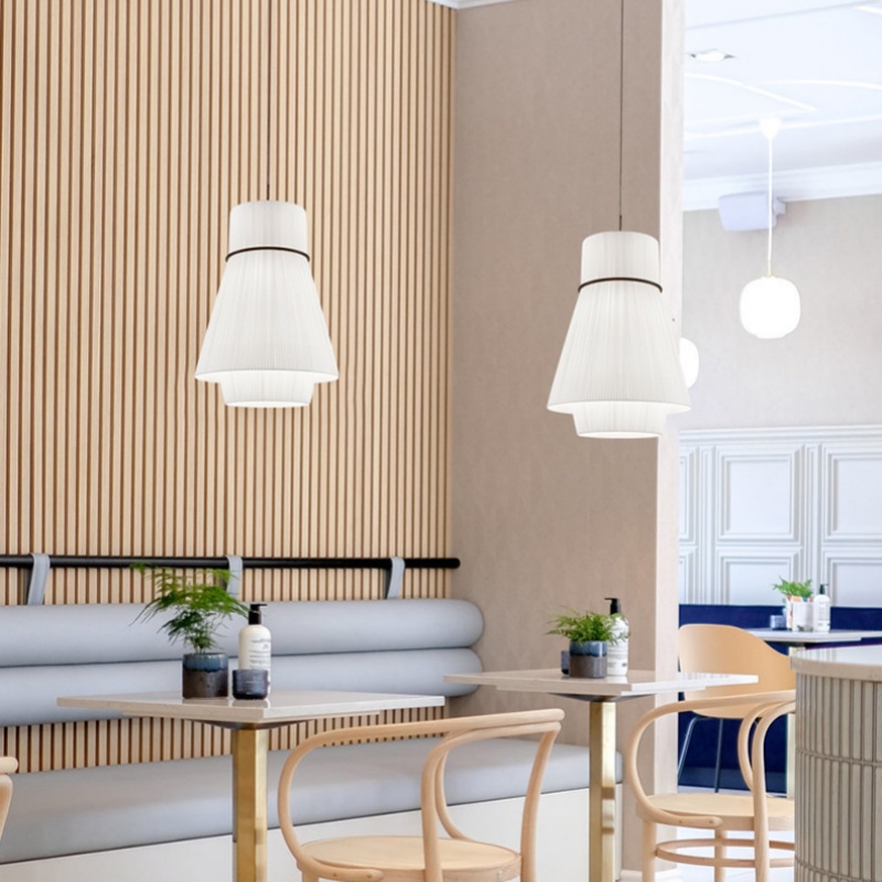 Lámpara Colgante LED de Tela M - Interior Design Minimalist reseña y precio