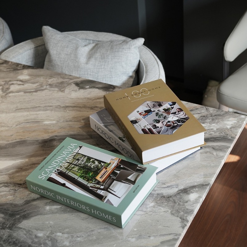 Adorno de libros falsos simple - Interior Design Book reseña y precio