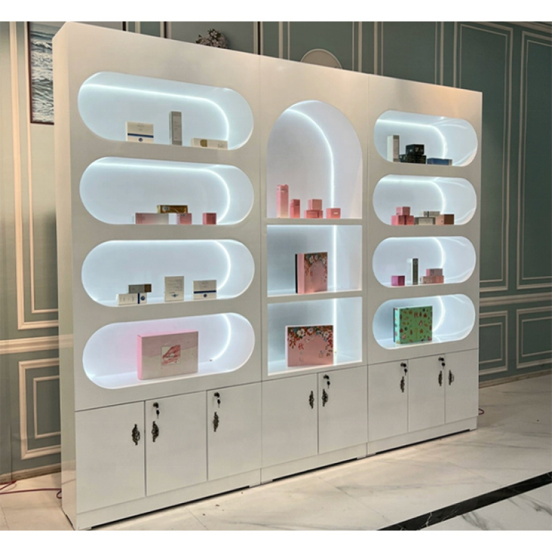 Tienda de cosméticos, diseño d - Interior Design White And Wood reseña y precio