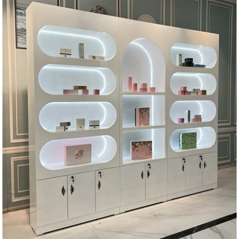 Tienda de cosméticos, diseño d - Interior Design White And Wood reseña y precio