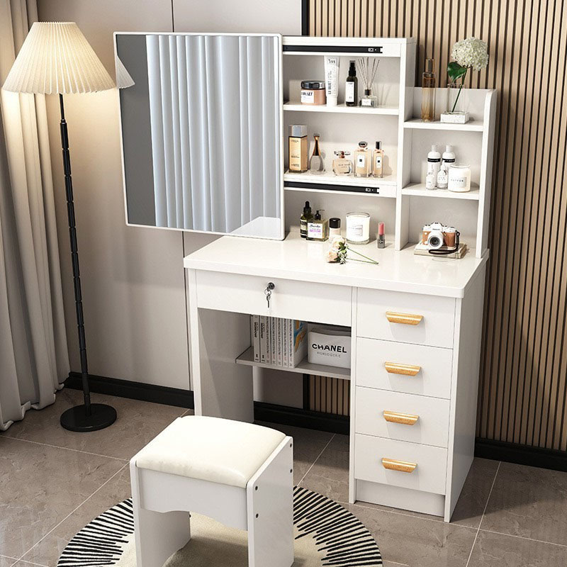 Mesa de tocador de diseño mode - Interior Design White And Wood reseña y precio